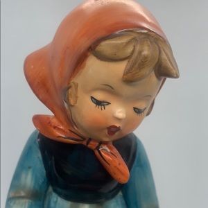 Vintage Erich Stauffer - Little Girl on Stump